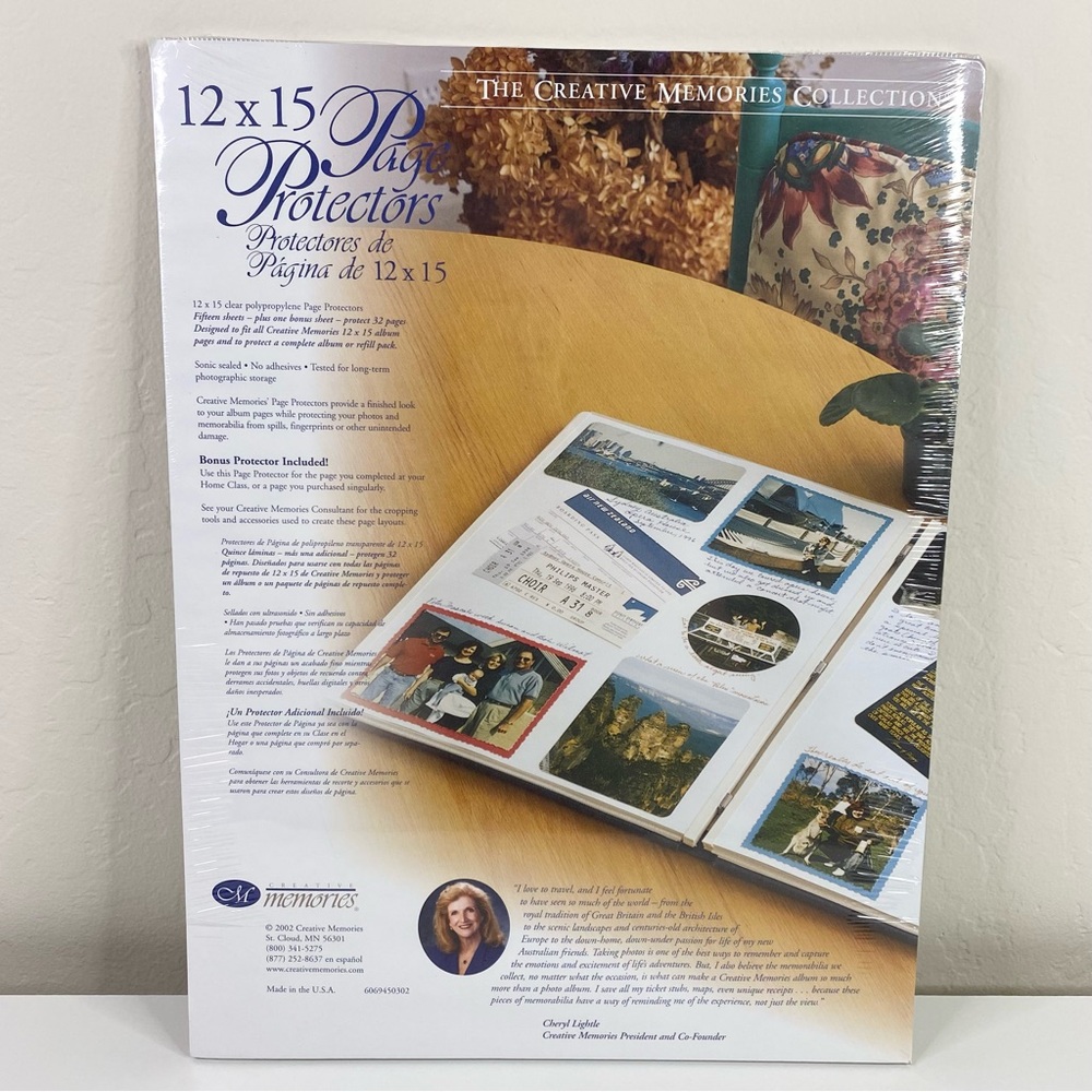 Creative Memories 12 x 15 Page Protectors - NEW